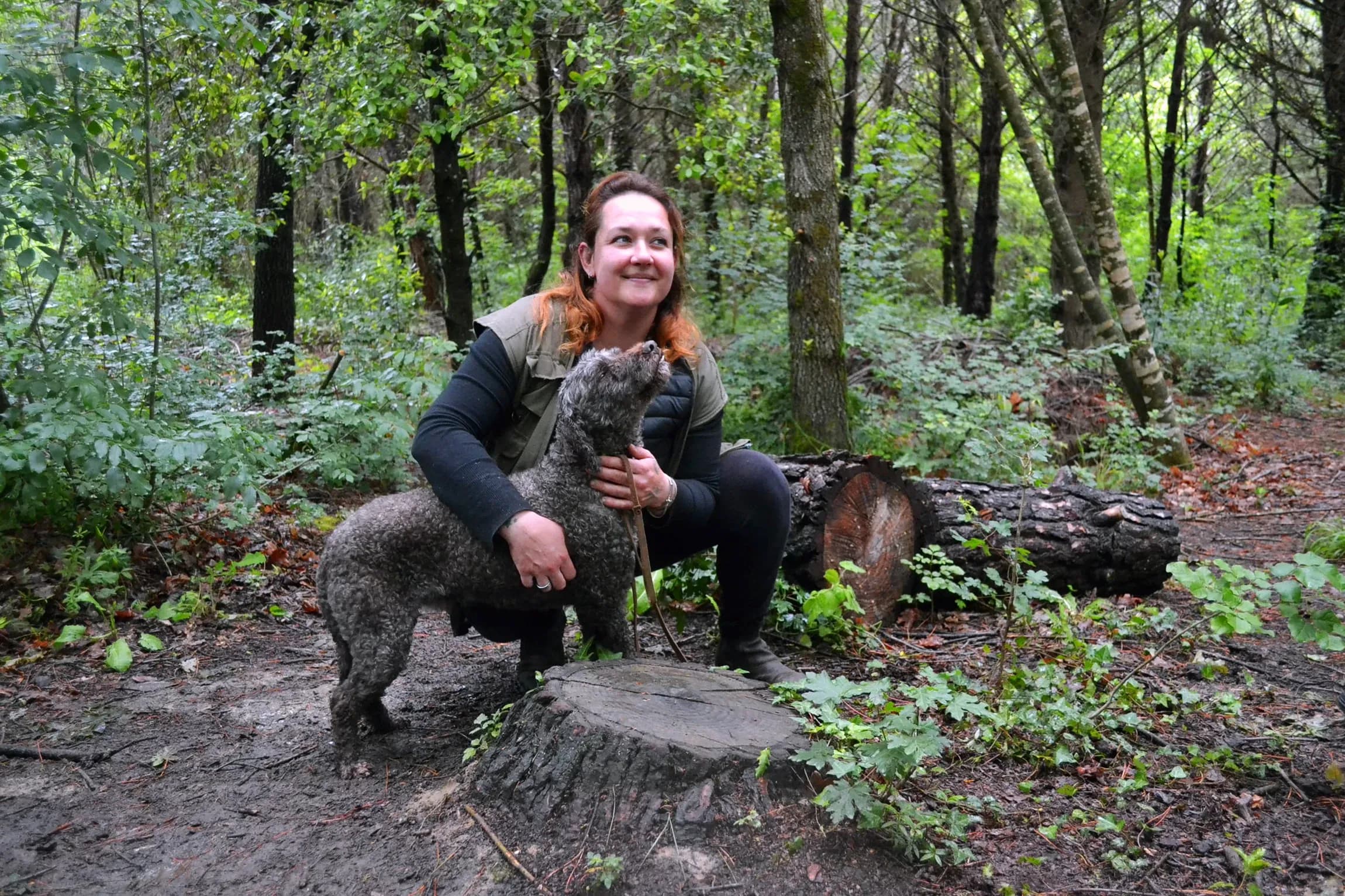 Truffle hunting with dogs in Tuscany