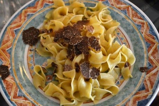 Tagliolino and truffles